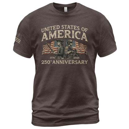 America 1776–2026 250 Years Anniversary Shirt, Legacy of Freedom